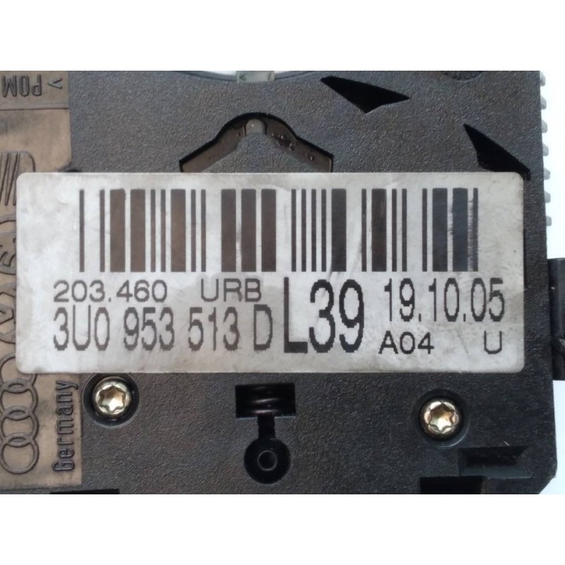 Recambio de mando luces para skoda superb (3u4) comfort referencia OEM IAM 3U0953513D 4B0953503G - Gris 3