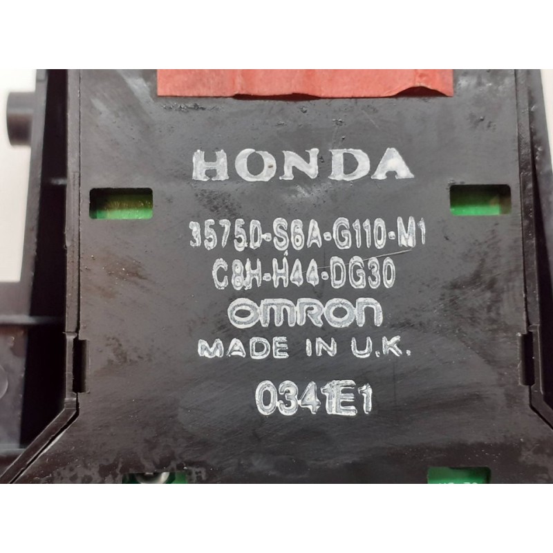 Recambio de mando elevalunas delantero izquierdo para honda civic berlina 5 (eu7/8) 1.6i ls referencia OEM IAM 35750S6AG110M1 - Gris 3