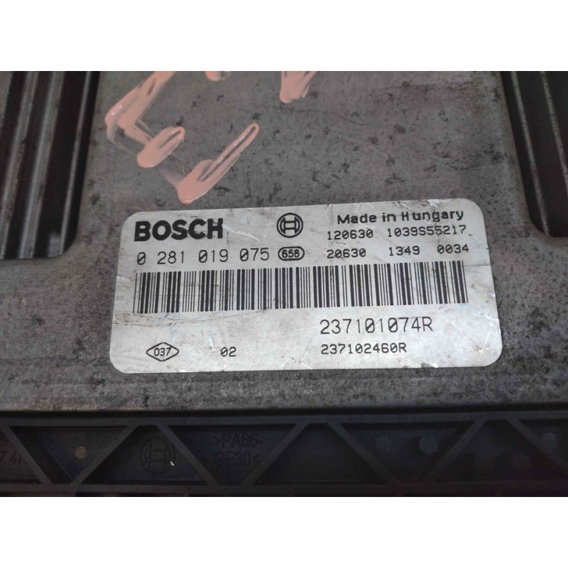 Recambio de centralita motor uce para renault scenic iii grand bose edition referencia OEM IAM 0281019075 237101074R BOSCH - Rojo 3