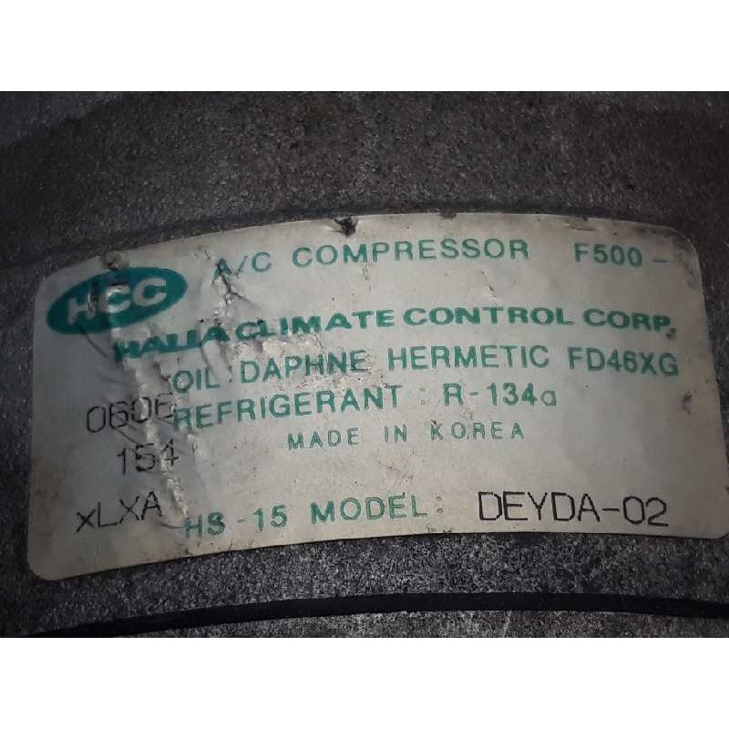Recambio de compresor aire acondicionado para hyundai matrix (fc) 1.5 crdi cat referencia OEM IAM DEYDA02 2