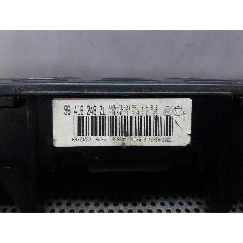 Recambio de mando climatizador para peugeot 406 coupe (s1/s2) 2.2 hdi referencia OEM IAM 96416248ZL 2