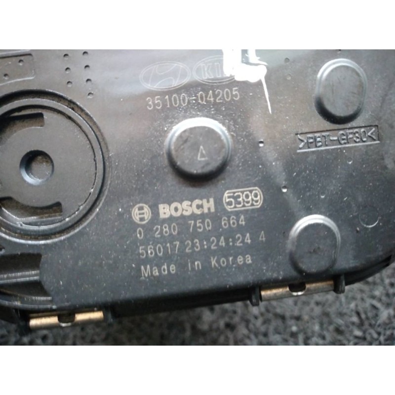 Recambio de caja mariposa para kia picanto concept referencia OEM IAM 0280750664 3510004205 BOSCH - Blanco 2