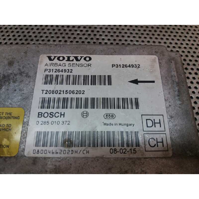 Recambio de centralita airbag para volvo v70 familiar 2.4 diesel cat referencia OEM IAM P31264932 0285010372 2