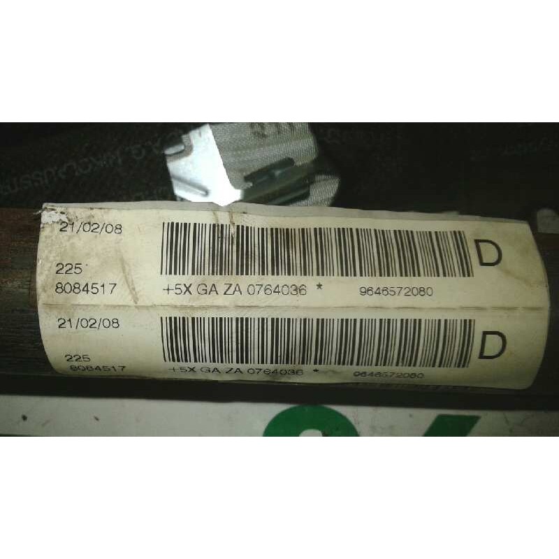 Recambio de airbag cortina delantero derecho para citroën c4 berlina 1.4 16v referencia OEM IAM 9646572080 - Negro 3
