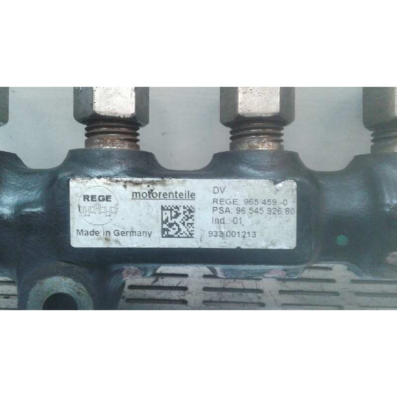 Recambio de rampa inyectora para peugeot 307 berlina (s2) 1.6 hdi referencia OEM IAM 9654592680 933001213 9654590 - Negro 3