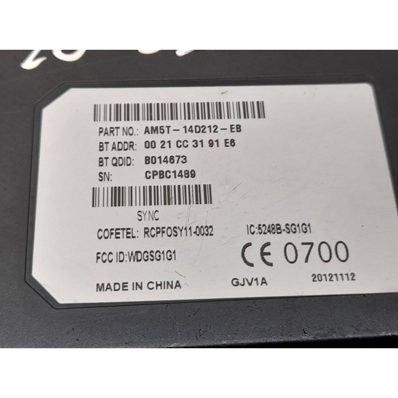 Recambio de centralita check control para ford focus turn. (cb8) trend referencia OEM IAM AM5T14D212EB - Negro 2