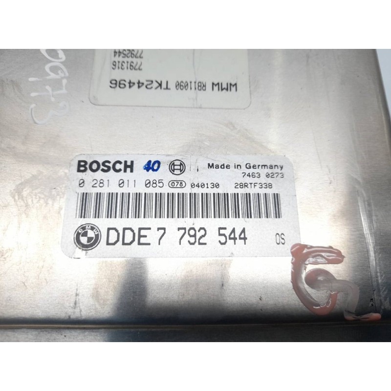 Recambio de centralita motor uce para bmw mini (r50,r53) one d referencia OEM IAM 0281011085 7792544 BOSCH 2