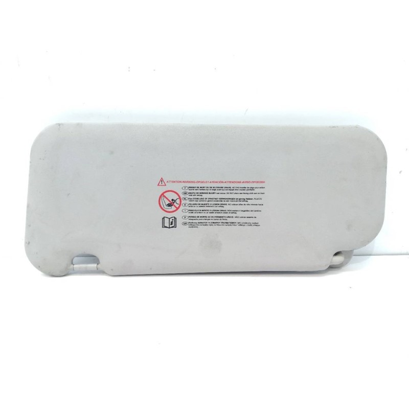 Recambio de parasol derecho para peugeot 207 sport referencia OEM IAM - Blanco 3