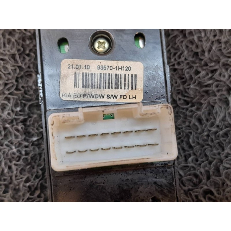 Recambio de mando elevalunas delantero izquierdo para kia cee'd drive referencia OEM IAM 909B04601361 935701H120 - Negro 3