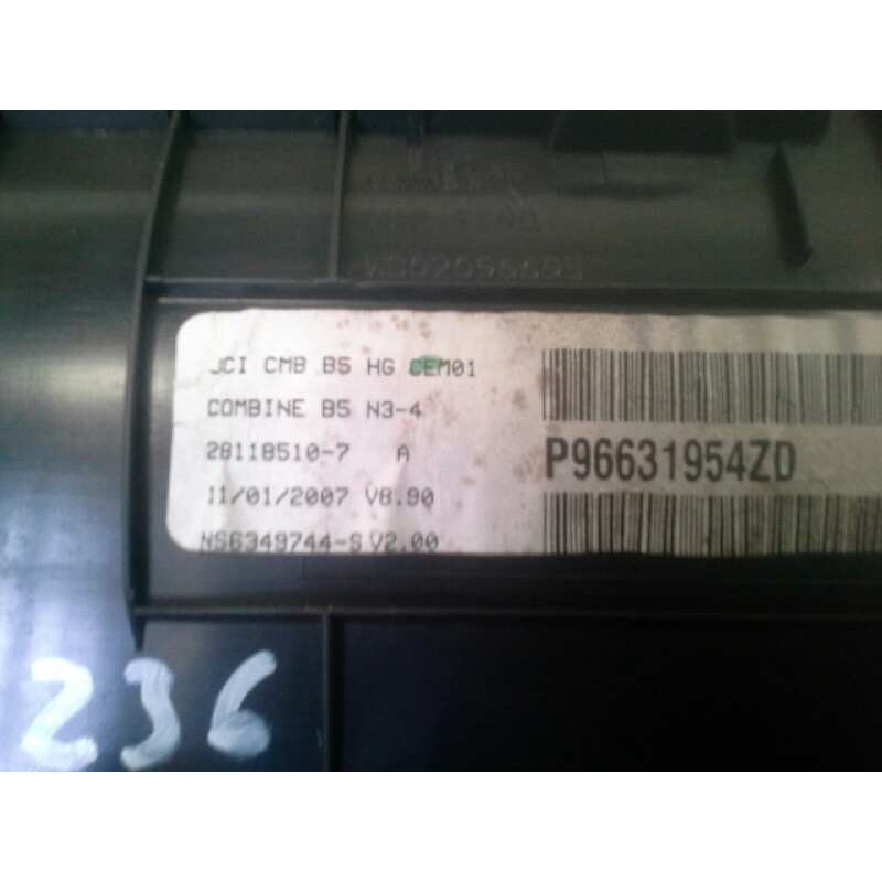 Recambio de cuadro instrumentos para citroën c4 berlina 1.4 16v referencia OEM IAM P96631954ZD - Negro 4
