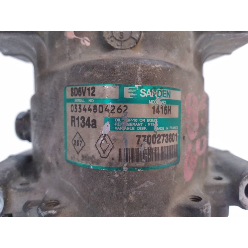 Recambio de compresor aire acondicionado para renault kangoo (f/kc0) 1.5 dci diesel referencia OEM IAM 1416H 7700273801 - Gris 4