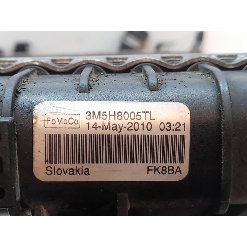Recambio de radiador agua para volvo s40 berlina 1.6 d drive kinetic referencia OEM IAM 3M5H8005TL FK8BA - Negro 3