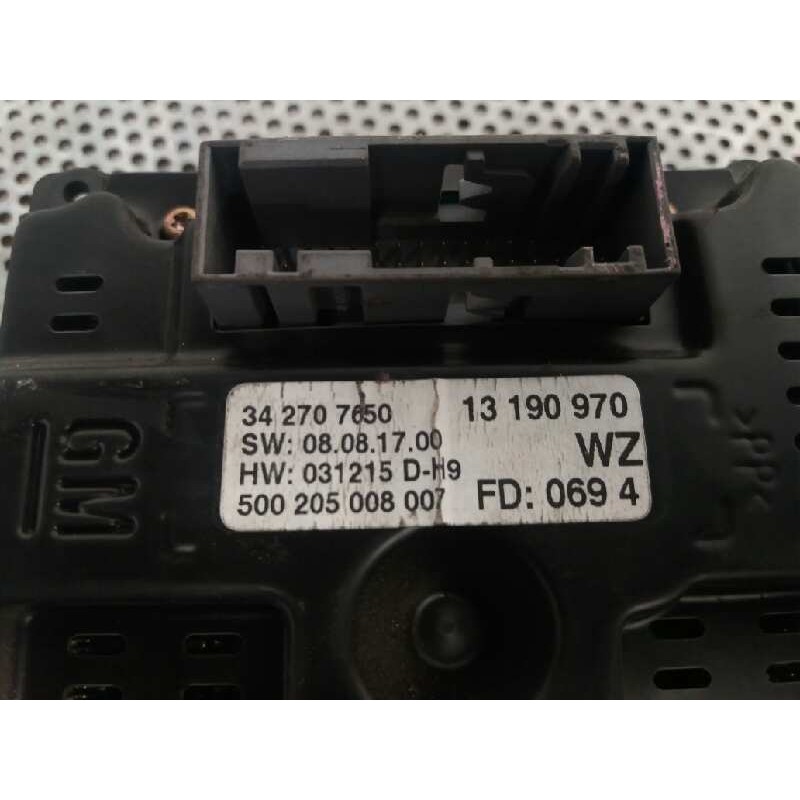 Recambio de pantalla multifuncion para opel vectra c berlina 1.8 16v cat (z 18 xe / 2h9) referencia OEM IAM 13190970 342707650 - Negro 2