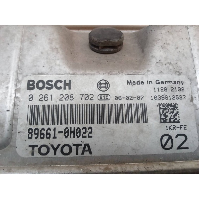 Recambio de centralita motor uce para citroën c1 sx referencia OEM IAM 0261208702 896610H022 BOSCH - Negro 2