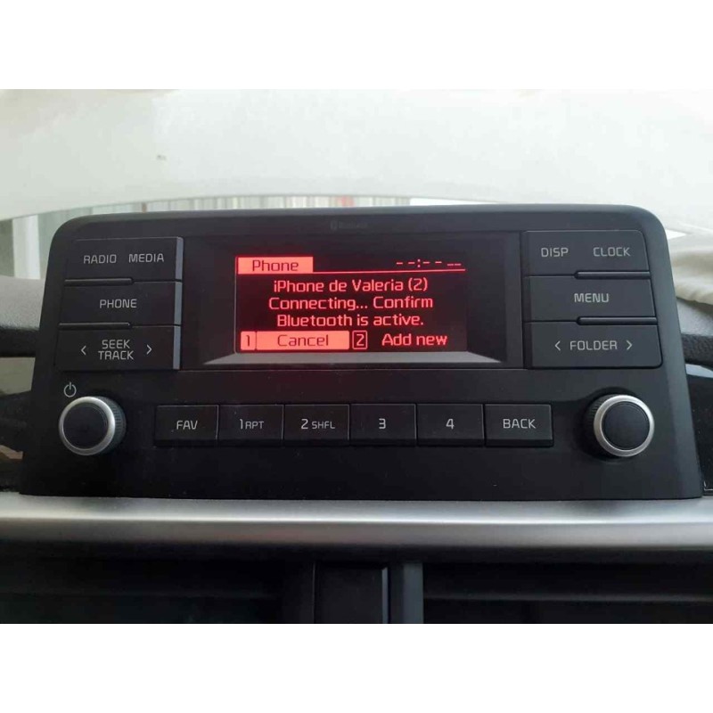 Recambio de sistema audio / radio cd para kia picanto (ja) concept referencia OEM IAM - Blanco 2