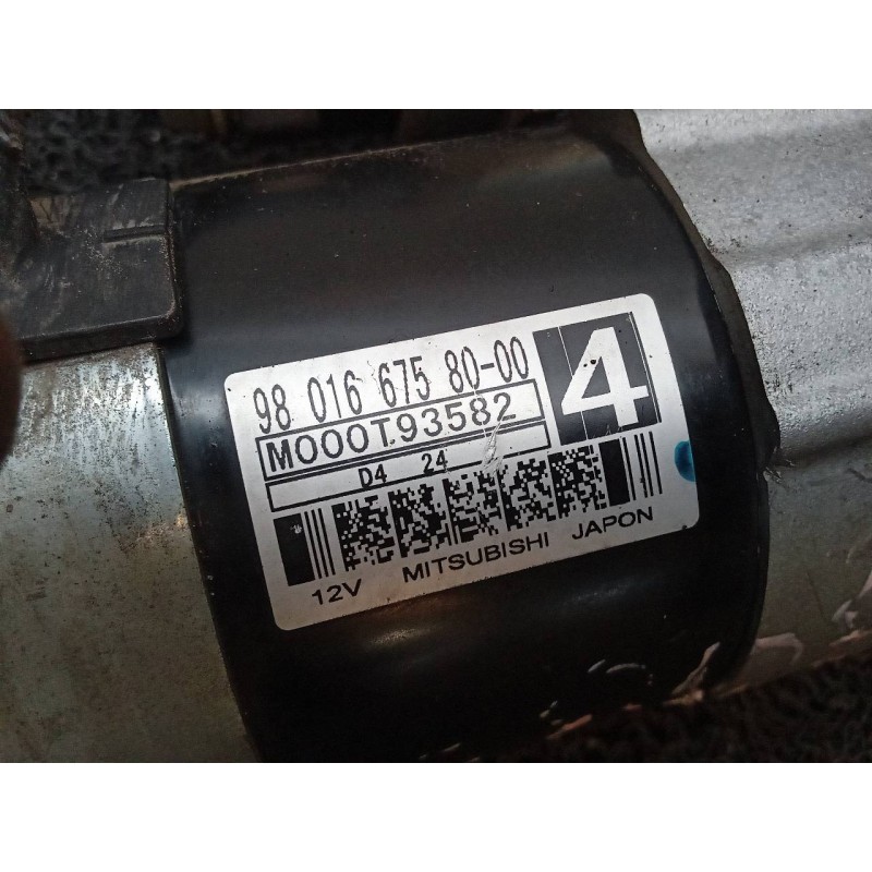 Recambio de motor arranque para peugeot 207 x-line referencia OEM IAM 980166758000 M000T93582 MITSUBISHI - Gris 5