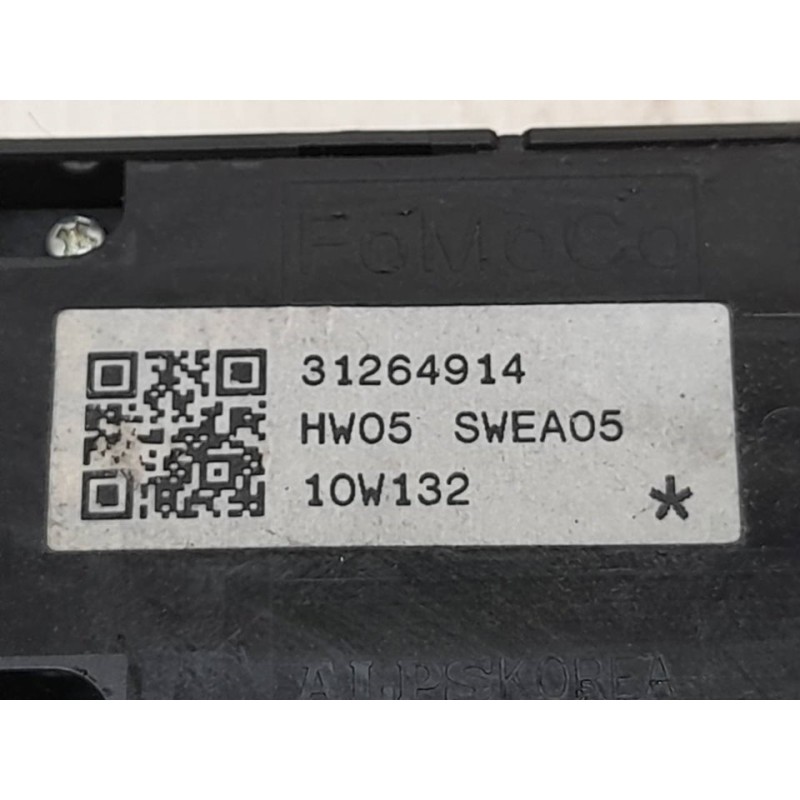 Recambio de mando elevalunas delantero izquierdo para volvo s40 berlina 1.6 d drive kinetic referencia OEM IAM 31264914 - Negro 3