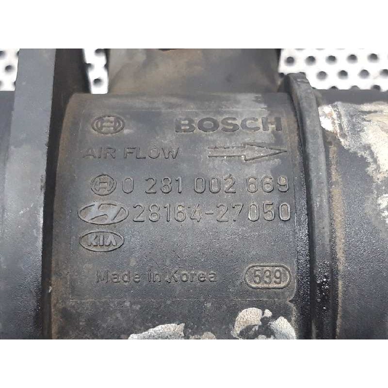 Recambio de caudalimetro para kia cerato 2.0 ex crdi berlina (4-ptas.) referencia OEM IAM 0281002669 2816427050 - Gris 2