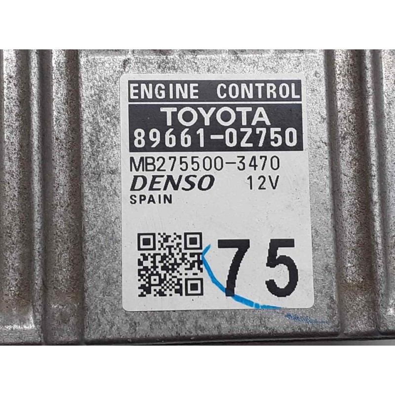 Recambio de centralita motor uce para toyota auris hybrid active referencia OEM IAM 896610Z750 MB2755003470 - Negro 3