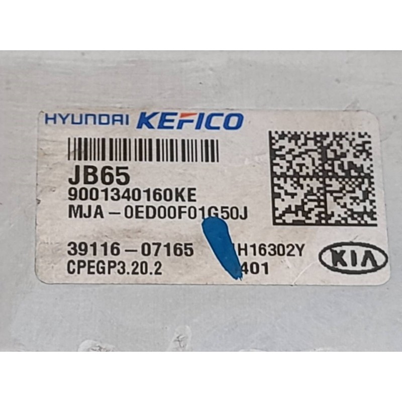 Recambio de centralita motor uce para kia picanto (ja) concept referencia OEM IAM 3911607165 9001340160KE - Blanco 2