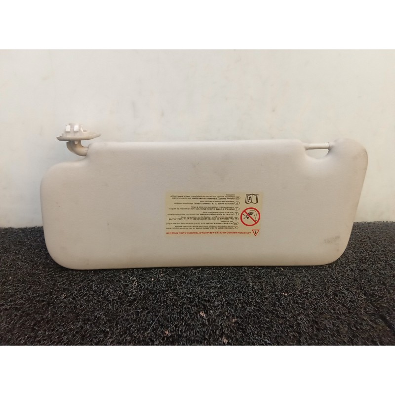 Recambio de parasol derecho para peugeot 207 confort referencia OEM IAM - Blanco 3