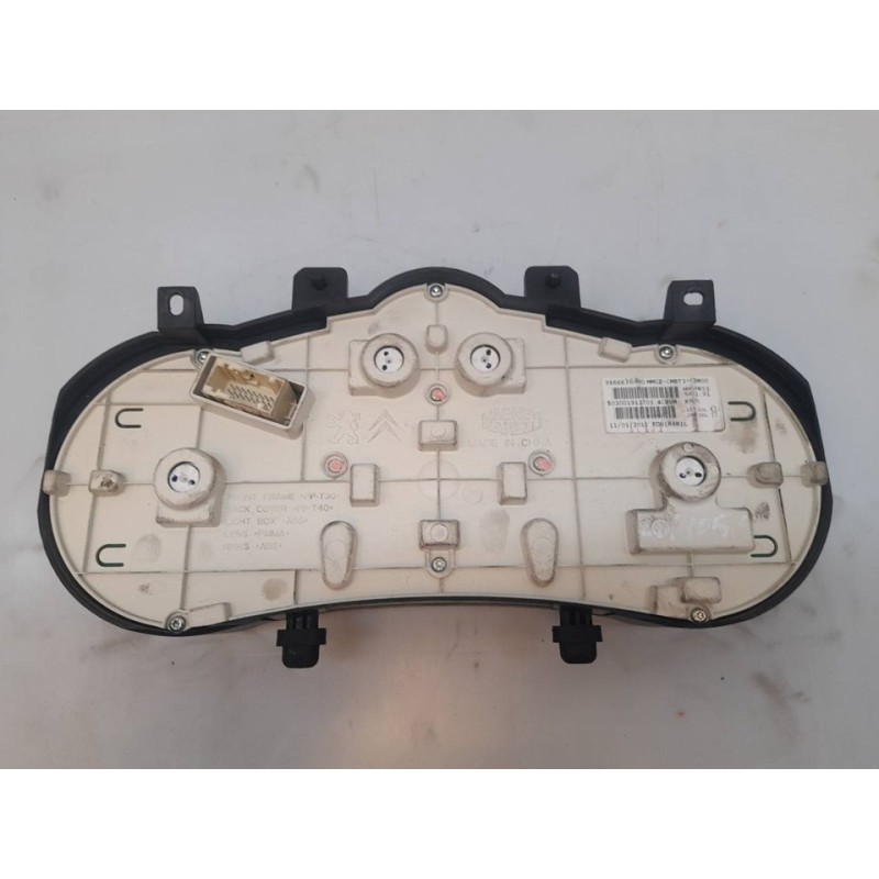 Recambio de cuadro instrumentos para peugeot 206+ básico referencia OEM IAM 9666636880 503001911703 MAGNETI MARELLI - Blanco 4