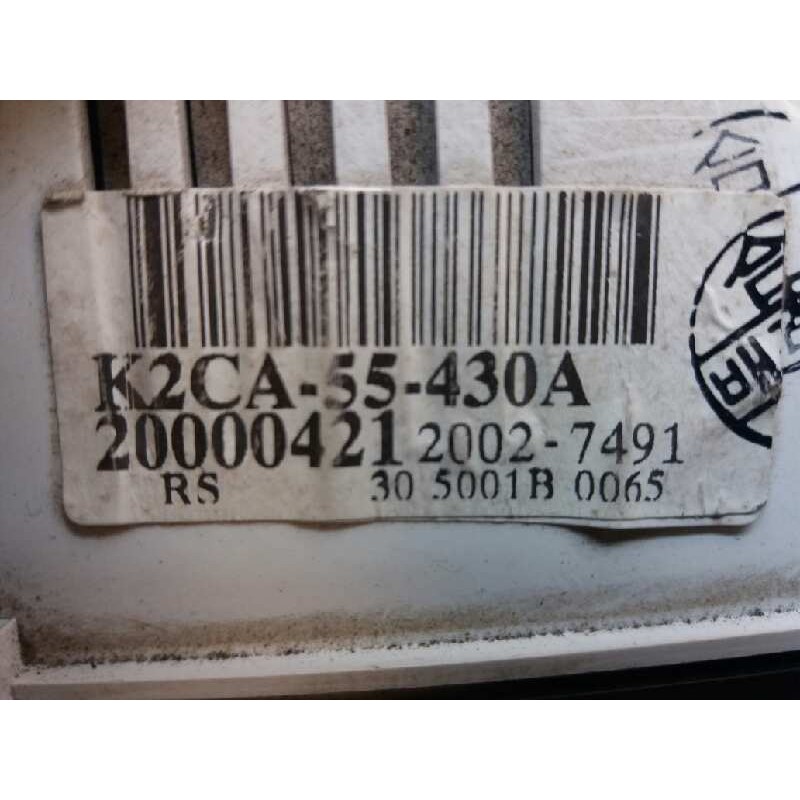 Recambio de cuadro instrumentos para kia carens 1.8 ls monovolumen referencia OEM IAM K2CA55430A 20000421 - Gris 2