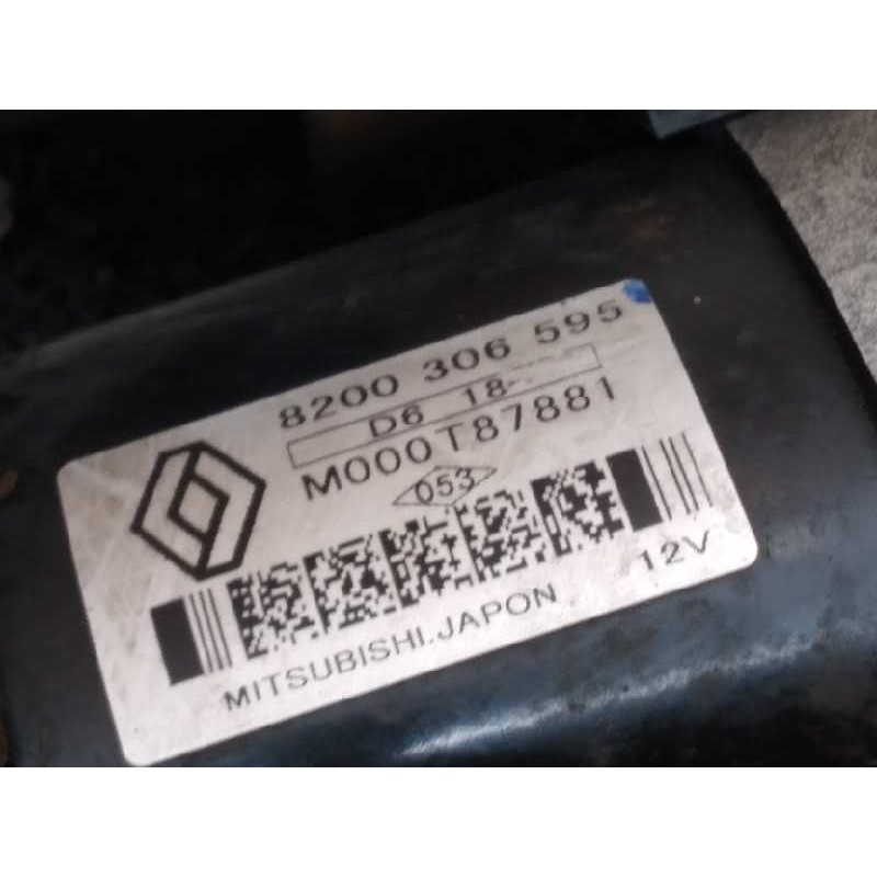 Recambio de motor arranque para renault megane ii berlina 5p dynamique referencia OEM IAM 8200306595 M000T87881 MITSUBISHI 2