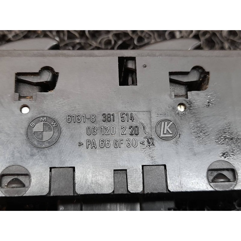 Recambio de mando elevalunas delantero derecho para bmw serie 3 berlina (e46) 328i referencia OEM IAM 61318381514 03120220 - Gris 2