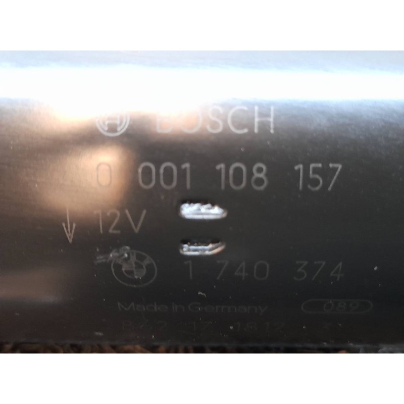 Recambio de motor arranque para bmw serie 3 berlina (e46) 328i referencia OEM IAM 0001108157 1740374 BOSCH - Gris 3