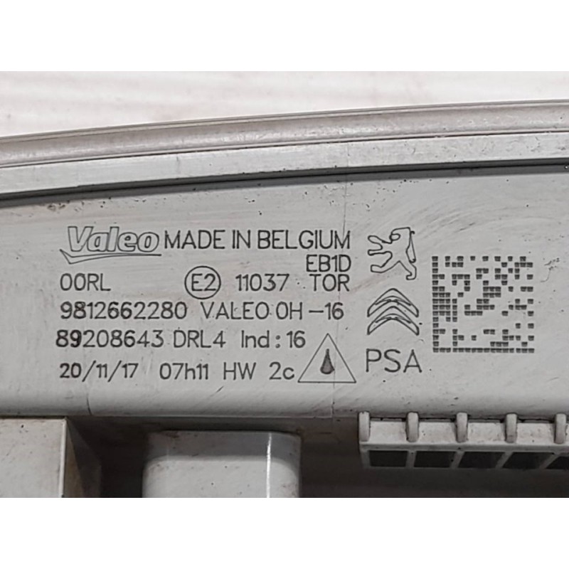 Recambio de piloto delantero izquierdo para citroën berlingo station wagon live edition referencia OEM IAM 9812662280 - Blanco 2