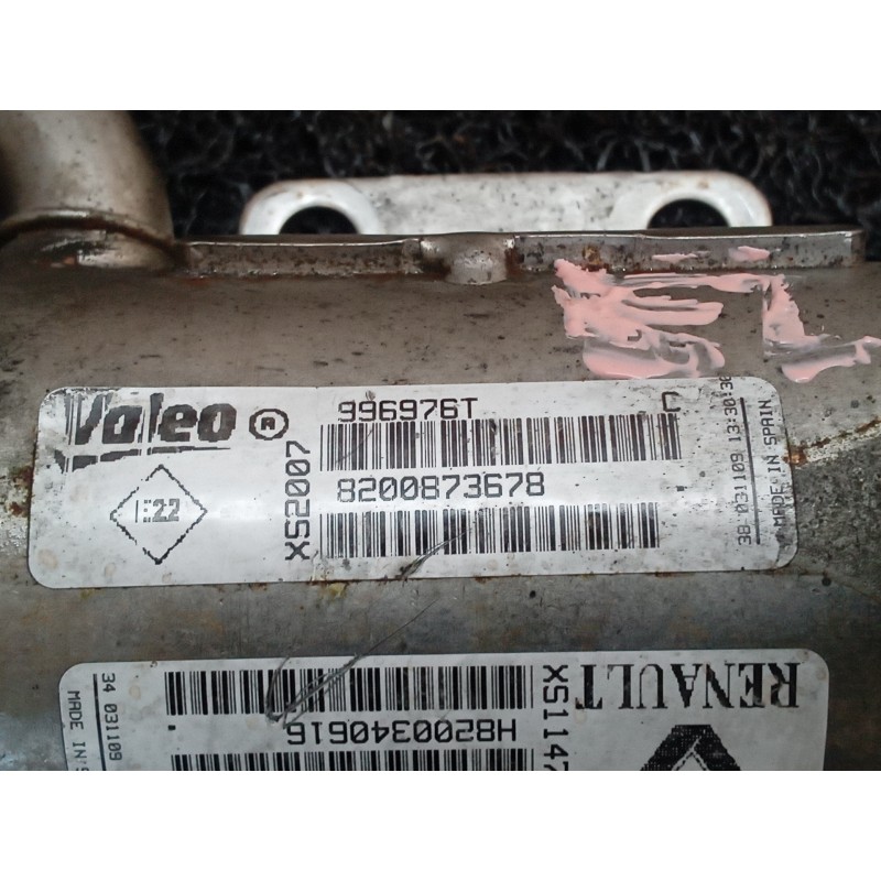 Recambio de enfriador egr para renault espace iv (jk0) exception referencia OEM IAM 8200873678 H8200340616 2