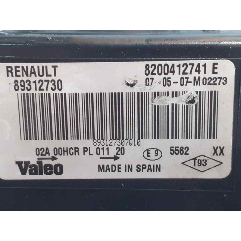 Recambio de faro izquierdo para renault megane ii berlina 5p confort dynamique referencia OEM IAM 8200412741E - Negro 3