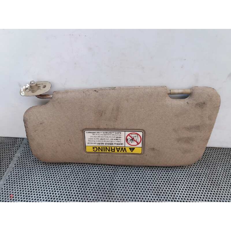 Recambio de parasol derecho para kia carens 1.8 ls monovolumen referencia OEM IAM - Gris 2