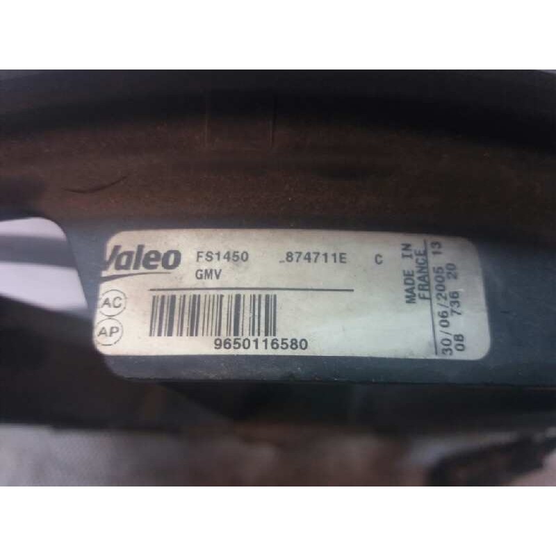 Recambio de electroventilador para citroën c4 berlina 1.6 16v hdi fap referencia OEM IAM 9650116580 3