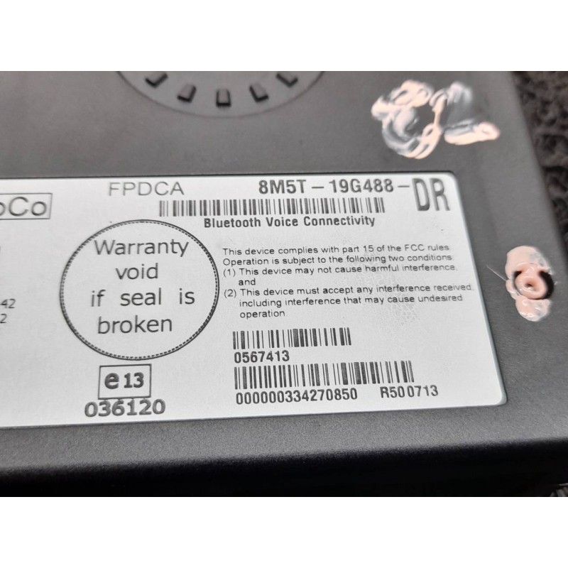 Recambio de centralita check control para ford fiesta (cb1) trend referencia OEM IAM 8M5T19G488DR 0660081953 334270850 - Blanco 2