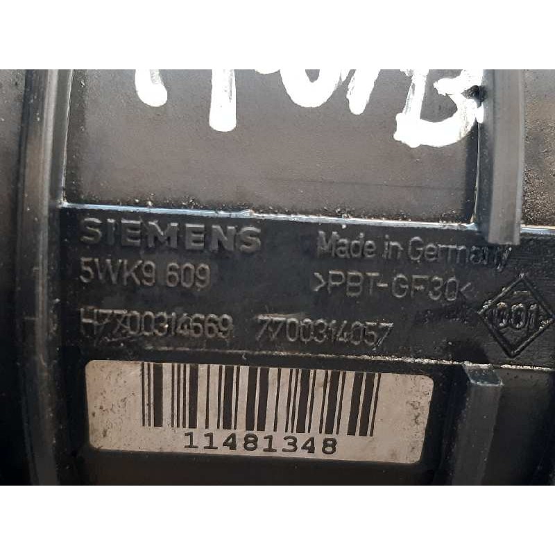 Recambio de caudalimetro para renault laguna ii (bg0) luxe privilege referencia OEM IAM 7700314057 5WK9609 SIEMENS - Negro 6