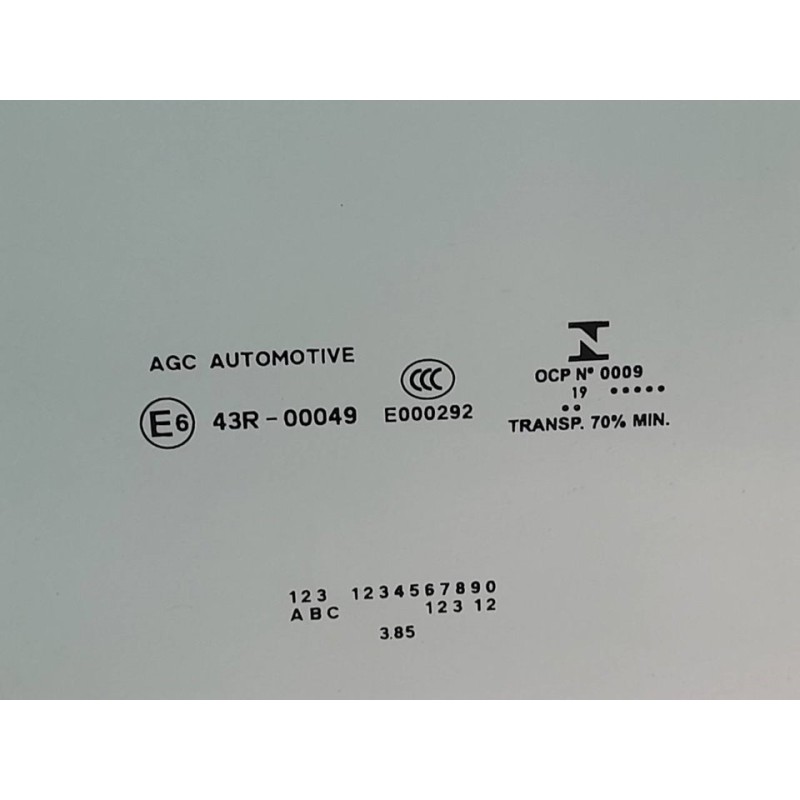 Recambio de luna delantera izquierda para opel vivaro furgón l express referencia OEM IAM 43R00049 - Blanco 2