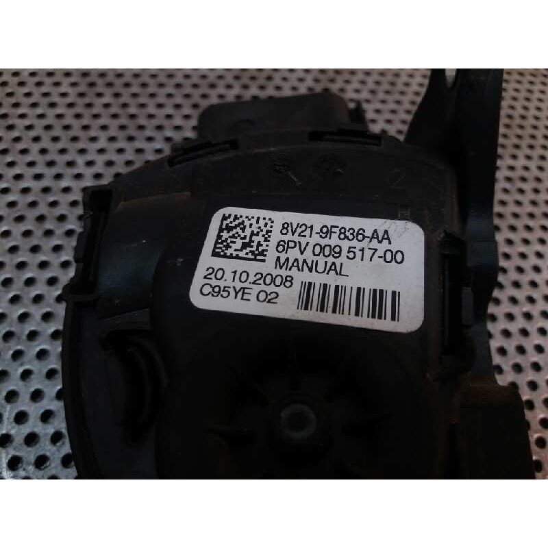 Recambio de potenciometro pedal para ford fiesta (cb1) 1.4 16v cat referencia OEM IAM 8V219F836AA 8PV00951700 3