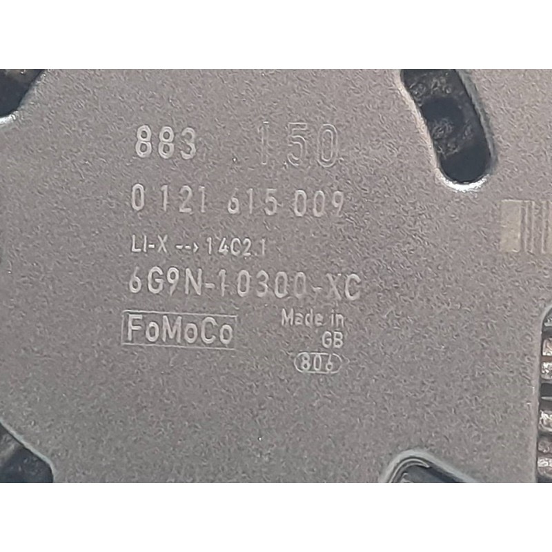 Recambio de alternador para ford s-max (ca1) trend referencia OEM IAM 0121615009  BOSCH 2