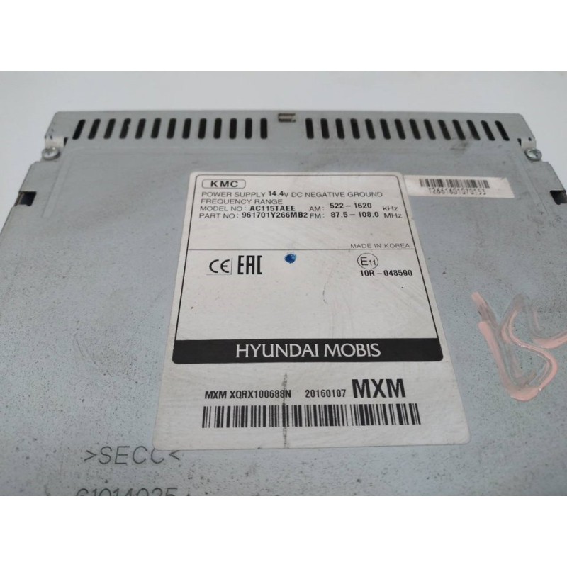Recambio de sistema audio / radio cd para kia picanto concept referencia OEM IAM 961701Y266MB2 AC115TAEE - Blanco 3