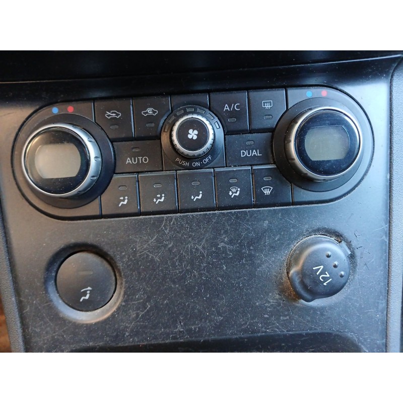 Recambio de mando climatizador para nissan qashqai i (j10, nj10) 2.0 dci referencia OEM IAM - Negro 2