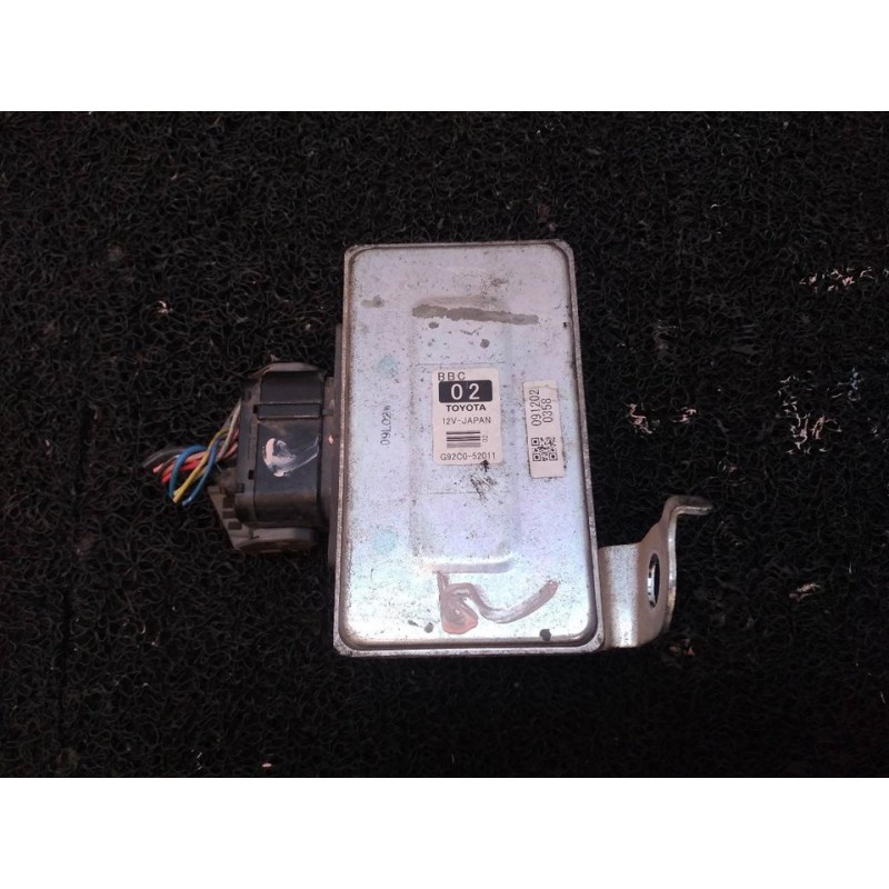 Recambio de centralita check control para toyota yaris ts referencia OEM IAM G92CO52011  