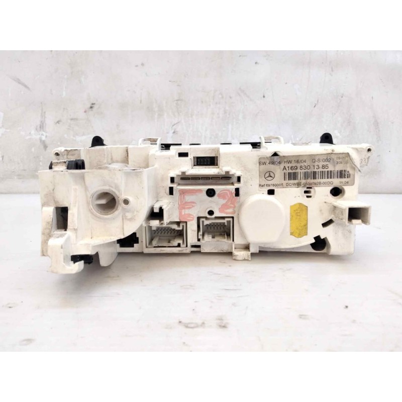 Recambio de mando climatizador para mercedes-benz clase a (w169) a 180 cdi (169.007) referencia OEM IAM A1698301385 2