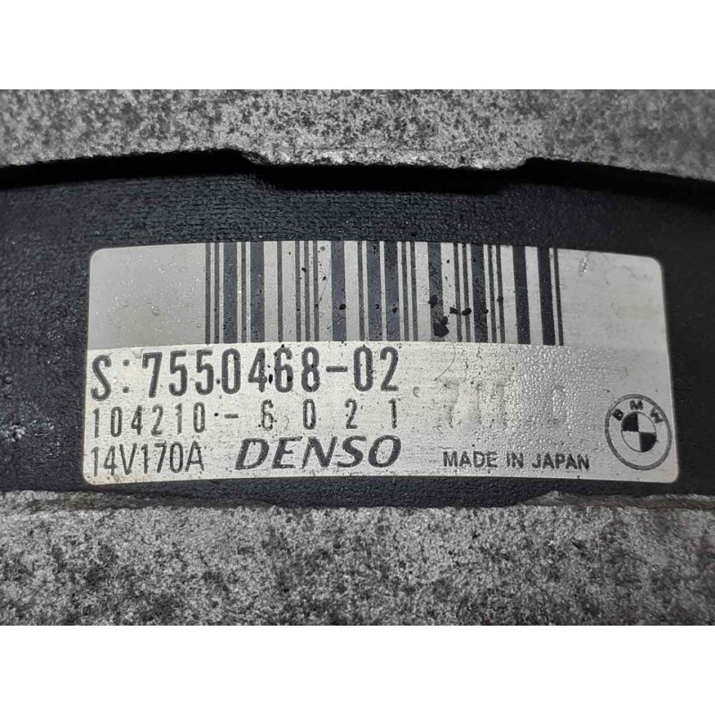 Recambio de alternador para bmw serie 1 berlina (e81/e87) 116i referencia OEM IAM S755046802  DENSO 2