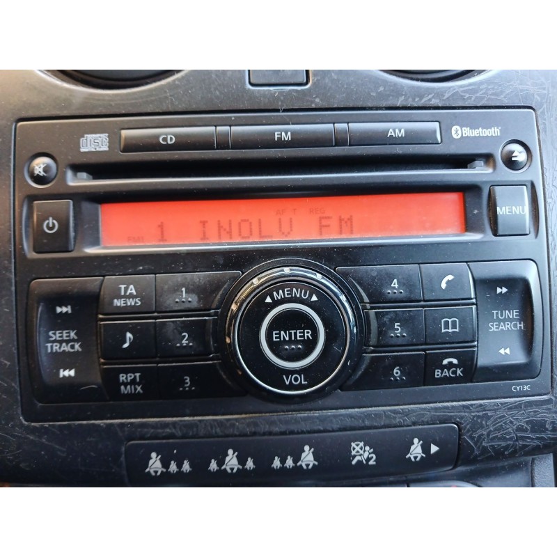 Recambio de sistema audio / radio cd para nissan qashqai i (j10, nj10) 2.0 dci referencia OEM IAM - Negro 2