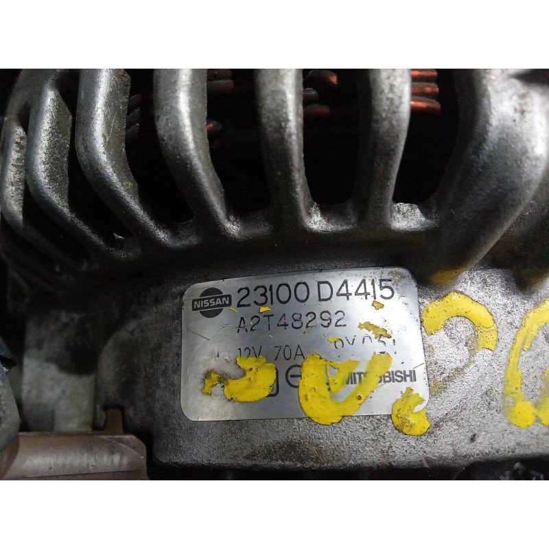 Recambio de alternador para nissan bluebird berlina (t12/72) 2.0 referencia OEM IAM 23100D4415 A2T48292 MITSUBISHI 3