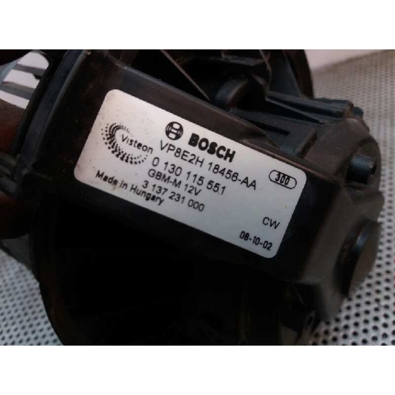 Recambio de motor calefaccion para ford fiesta (cb1) 1.4 16v cat referencia OEM IAM 0130115551 3137231000 VP8E2H18456AA 2