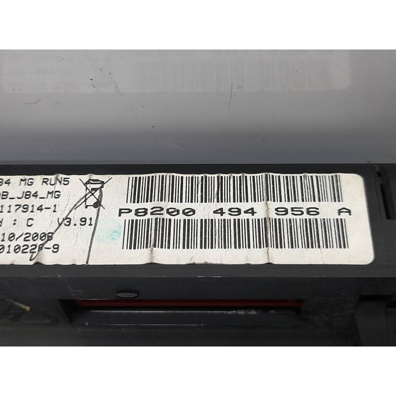 Recambio de cuadro instrumentos para renault scenic ii emotion referencia OEM IAM P8200494956A - Azul 3