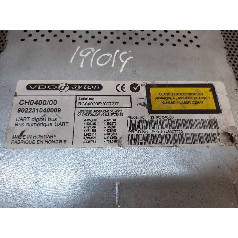 Recambio de cargador cd para renault laguna ii (bg0) authentique referencia OEM IAM 902231040009 2